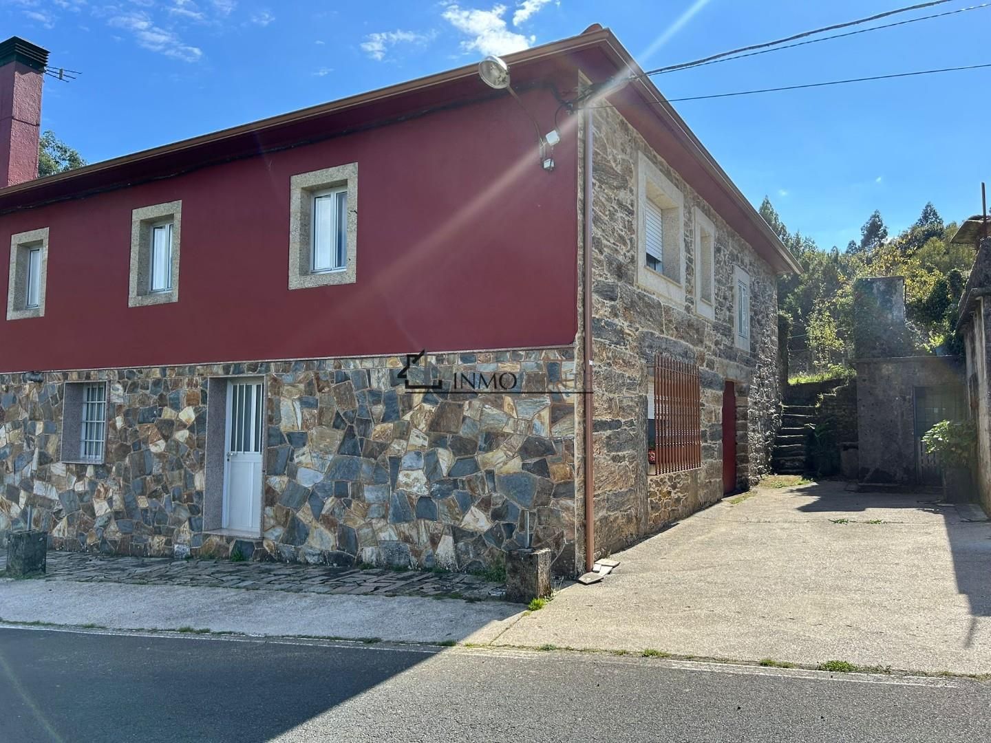 Exterior view of House or chalet for sale in Forcarei  with Private garden