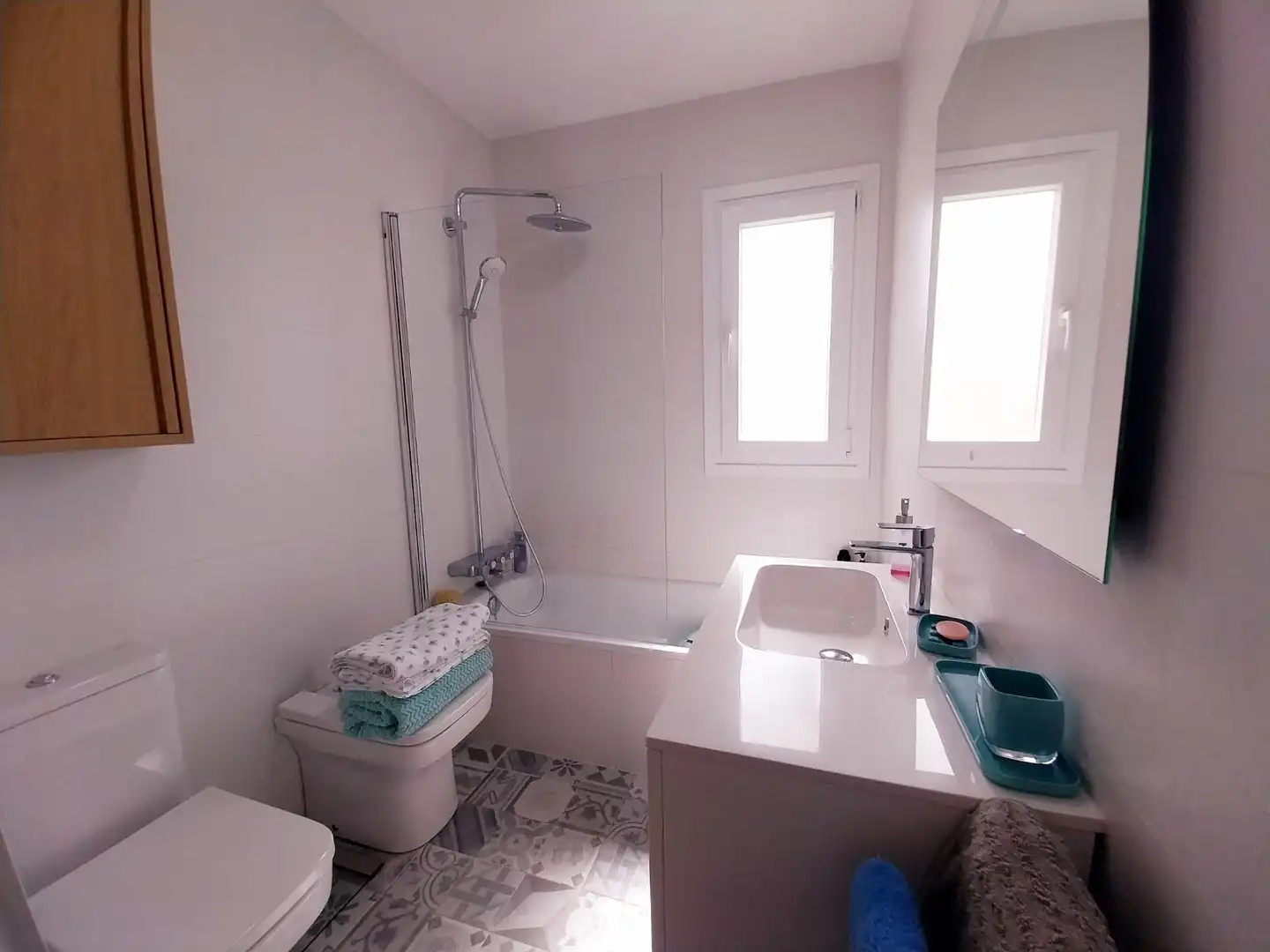 Baño de Dúplex en venta en Mijas con Aire acondicionado, Calefacción y Terraza