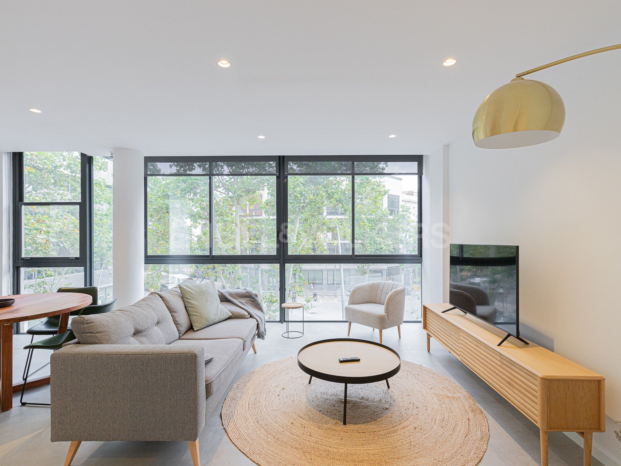 Living room of Apartment to rent in  Barcelona Capital  with Heating and Furnished