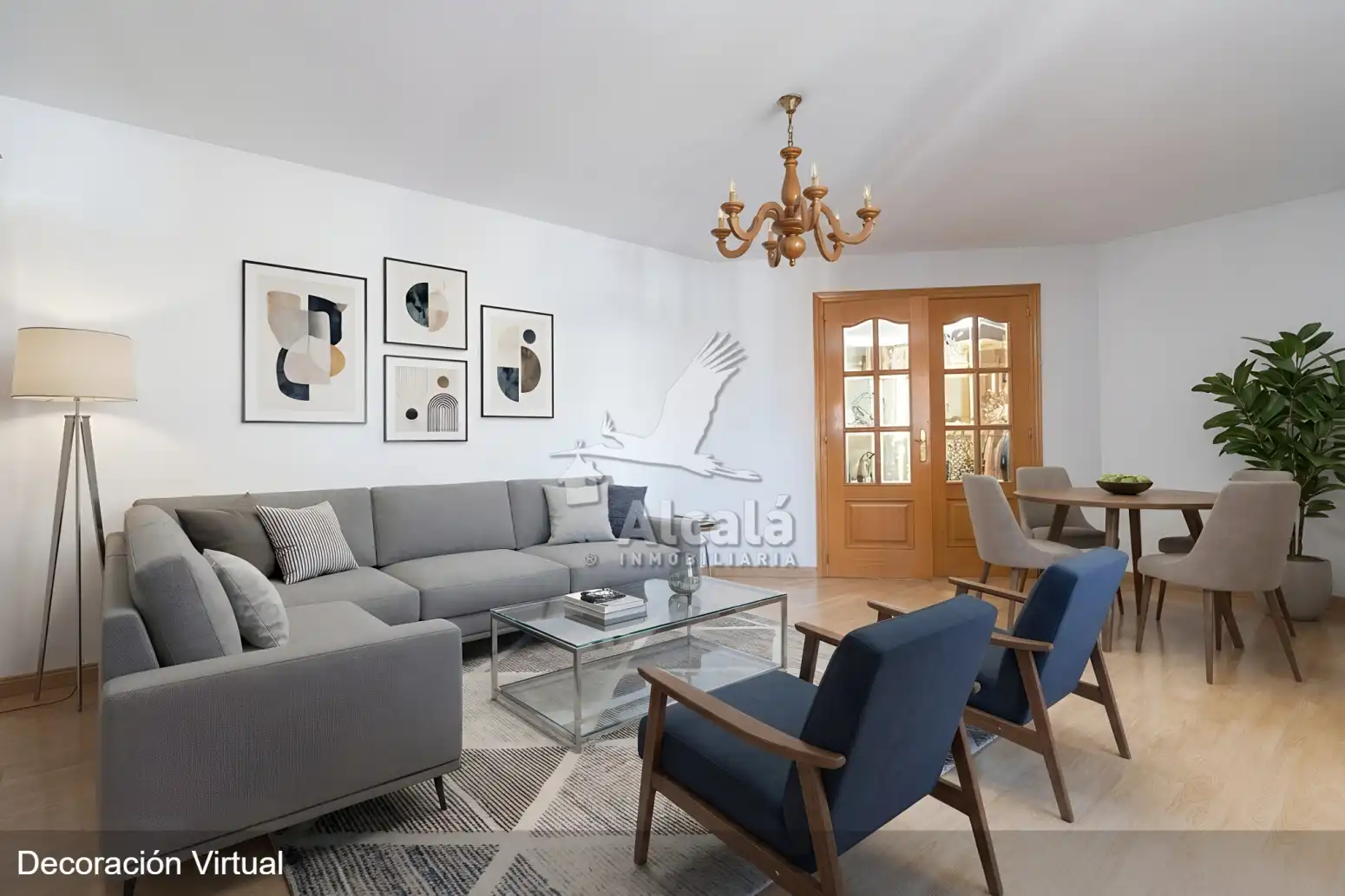 Sala de estar de Piso en venta en Madrid con Calefacción y Terraza
