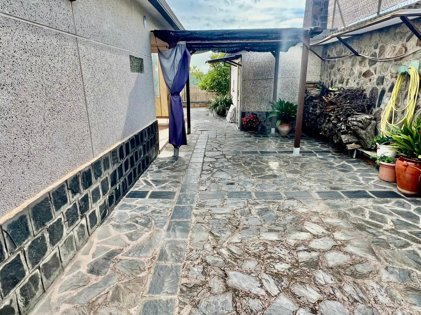 Terrassa de Casa o xalet en venda en Riudarenes amb Aire condicionat, Terrassa i Piscina