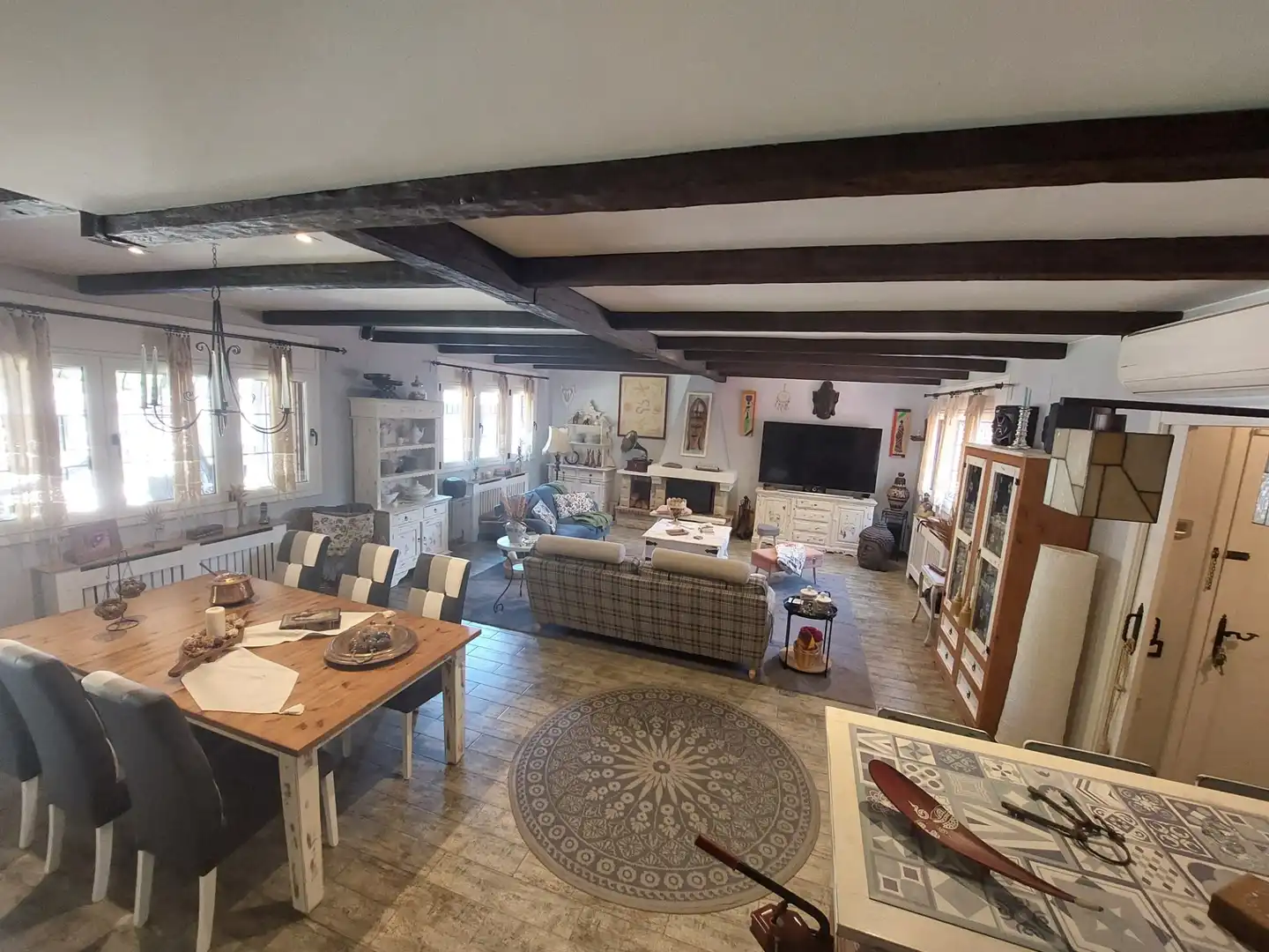 Wohnzimmer von Haus oder Chalet zum Verkauf in Rubí mit Klimaanlage, Heizung und Schwimmbad