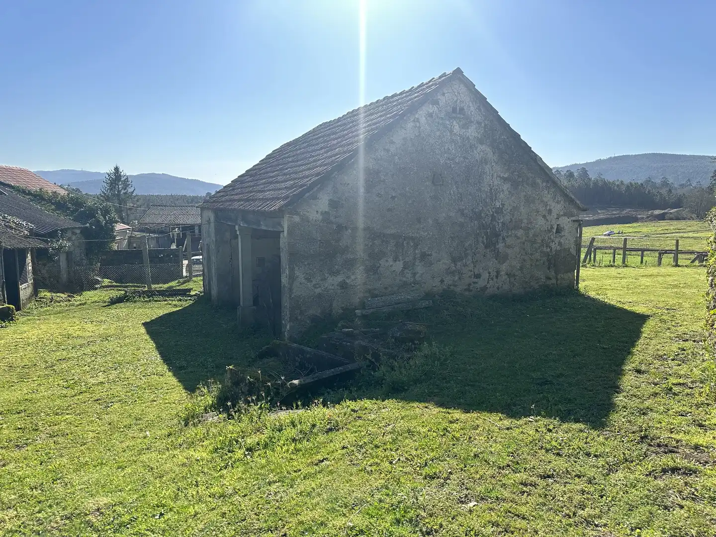Vista exterior de Casa o xalet en venda en Teo amb Jardí privat