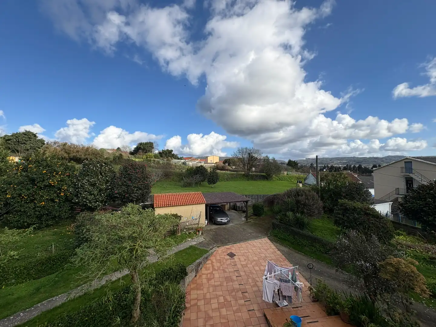 Vista exterior de Casa o chalet en venta en Narón con Calefacción, Jardín privado y Parquet