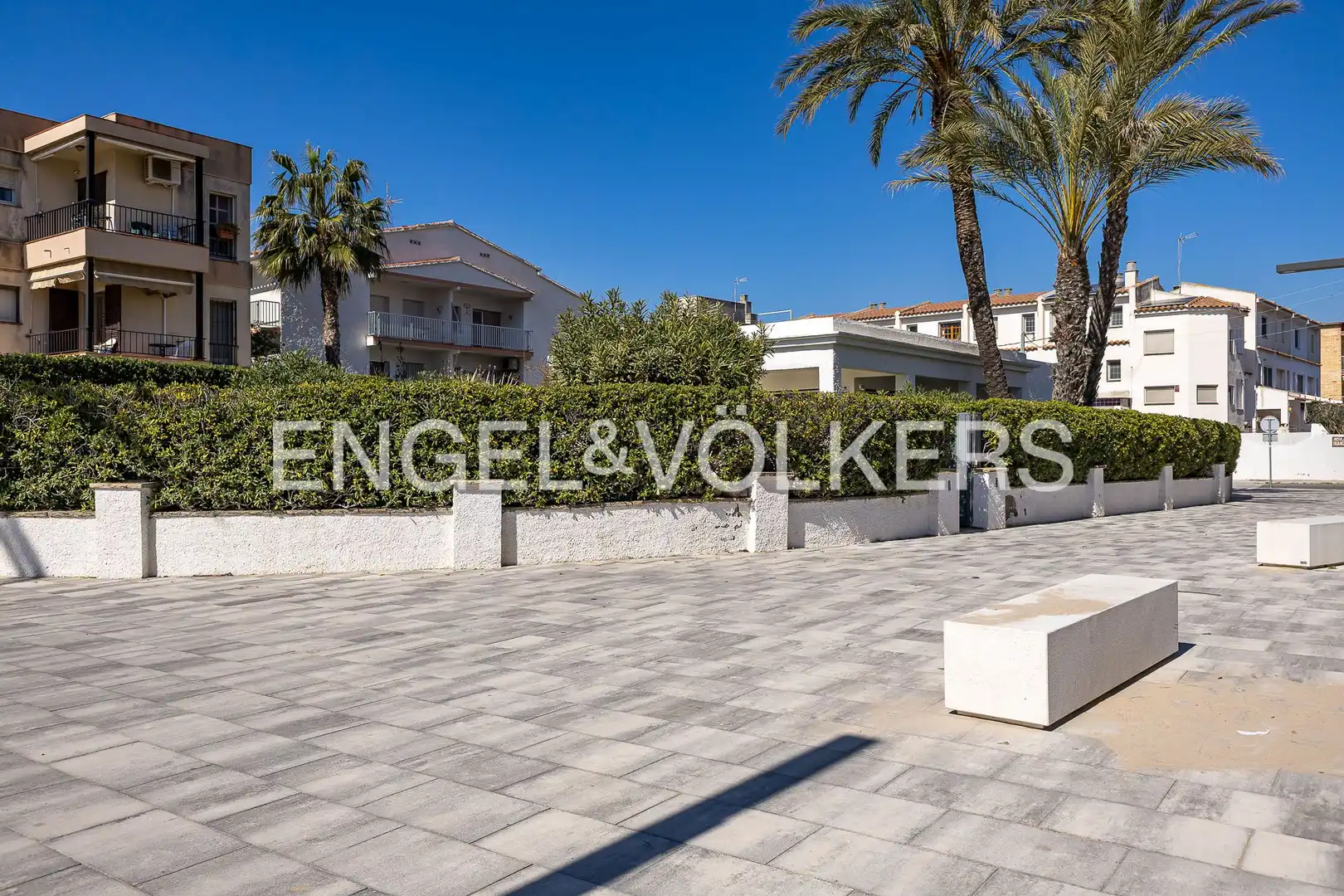 Terrasse von Wohnung zur Miete in Cubelles mit Klimaanlage, Heizung und Privatgarten