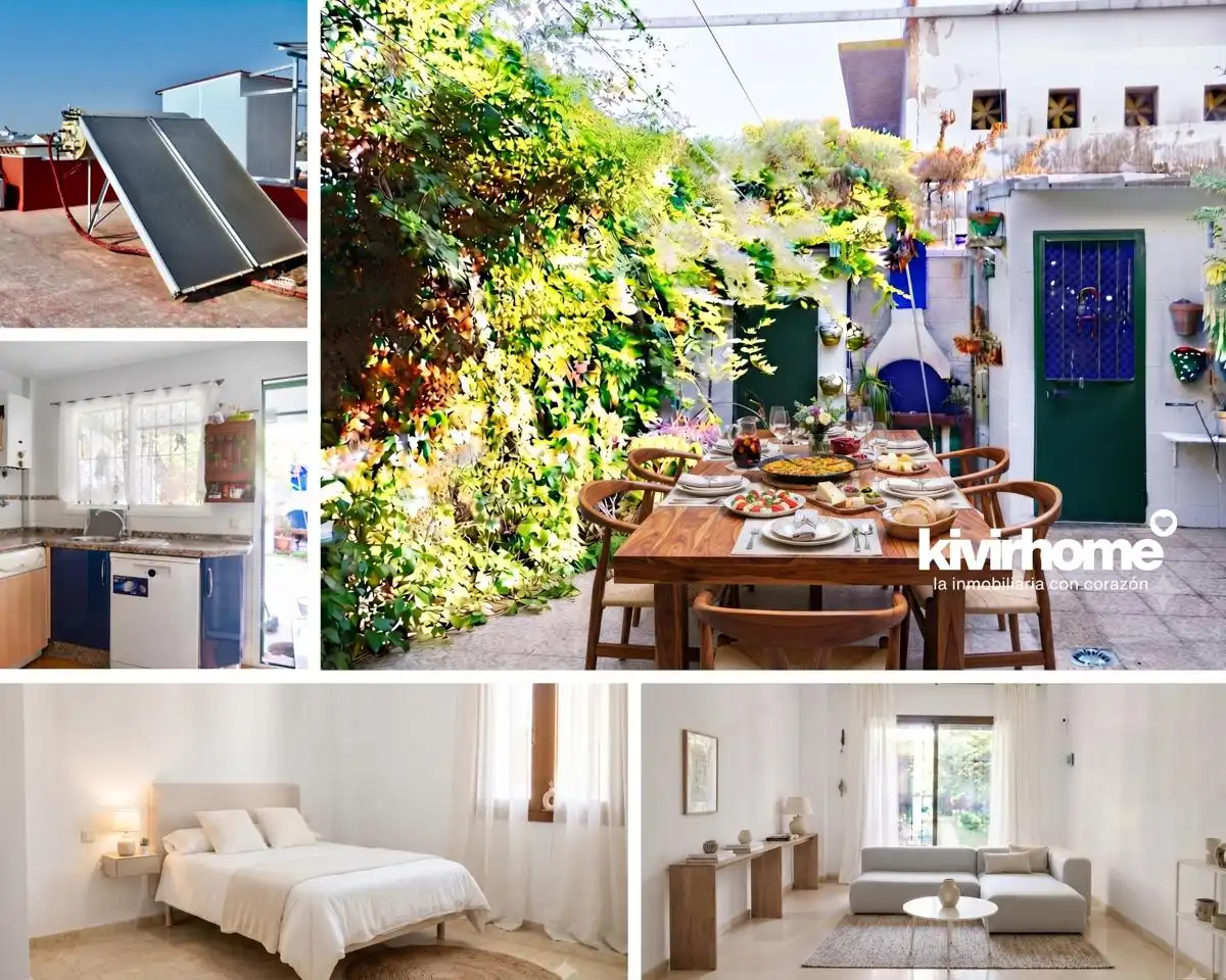 Bedroom of Detached homes for sale in Bollullos de la Mitación  with Air Conditioner, Private garden and Terrace