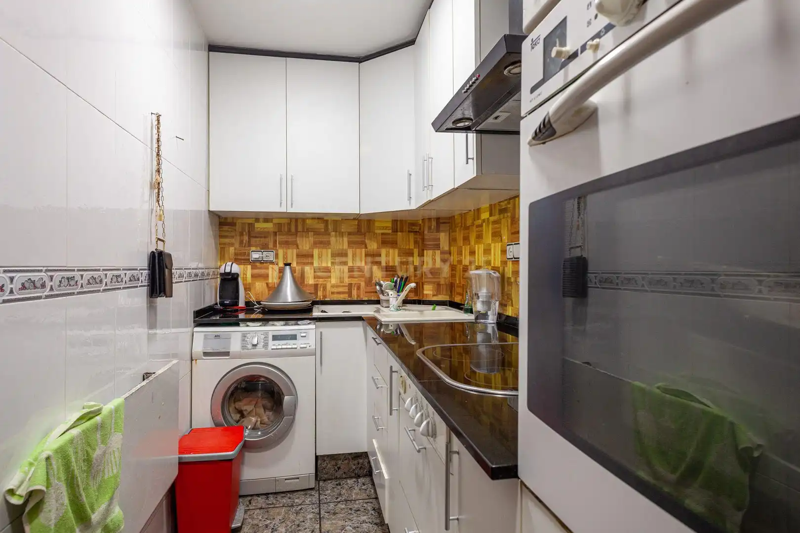 Cuina de Apartament en venda en Mataró amb Aire condicionat i Balcó