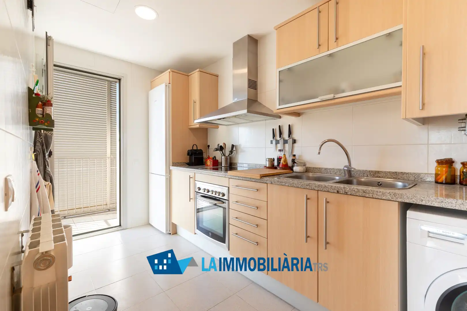 Küche von Wohnung zum Verkauf in Terrassa mit Klimaanlage, Heizung und Terrasse