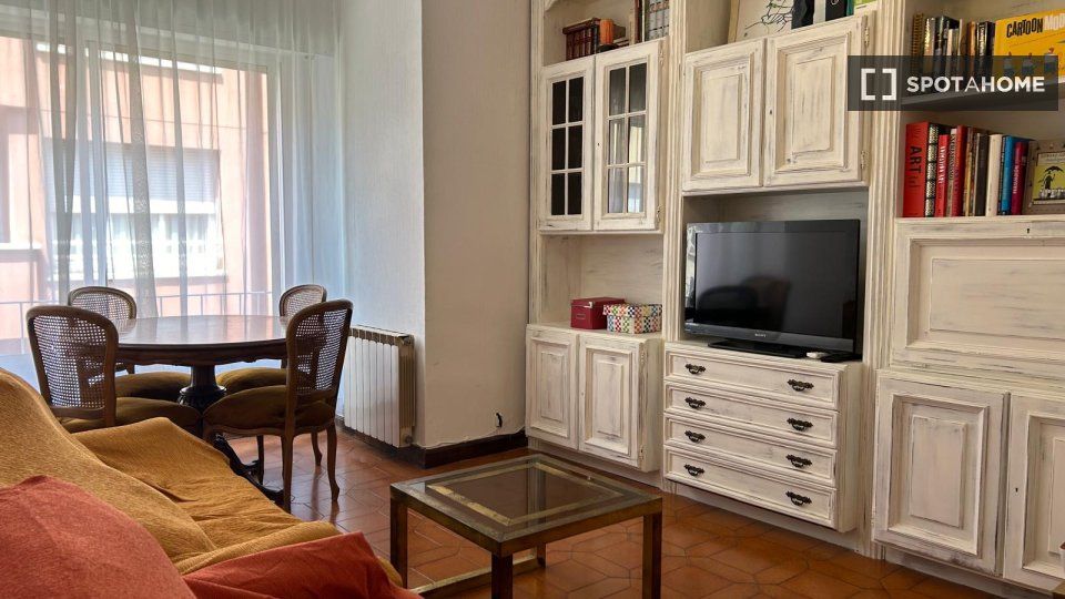 Living room of Flat to rent in  Barcelona Capital  with Air Conditioner, Heating and Furnished
