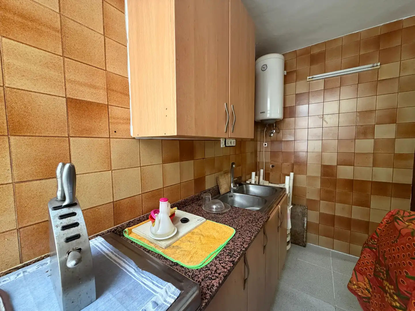 Kitchen of Flat for sale in Santa Pola  with Terrace and Furnished