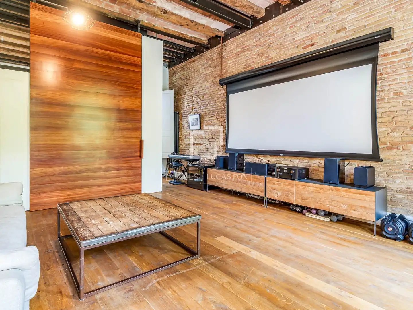 Sala de estar de Piso en venta en Barcelona con Aire acondicionado, Calefacción y Jardín privado