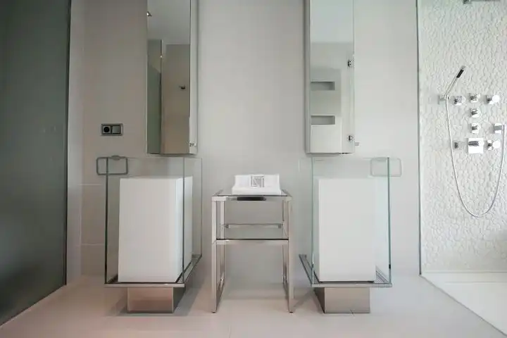 Baño de Casa o chalet de alquiler en Altea con Aire acondicionado, Jardín privado y Terraza