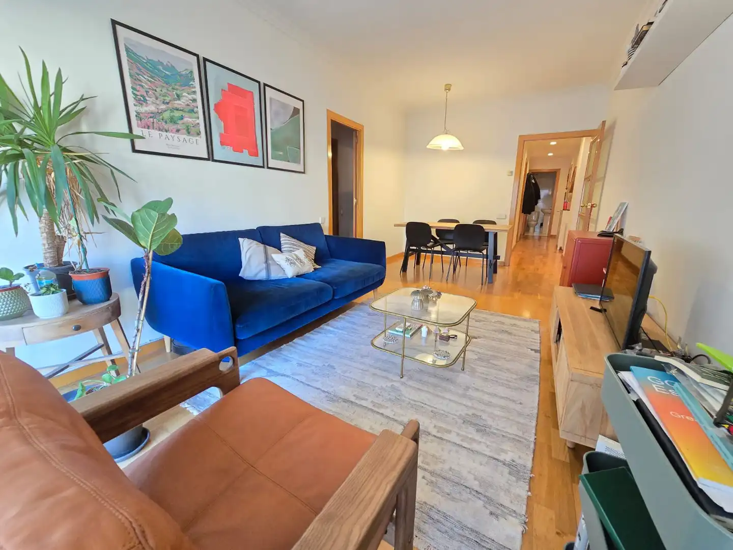 Sala d'estar de Pis en venda en Barcelona amb Aire condicionat, Calefacció i Parquet