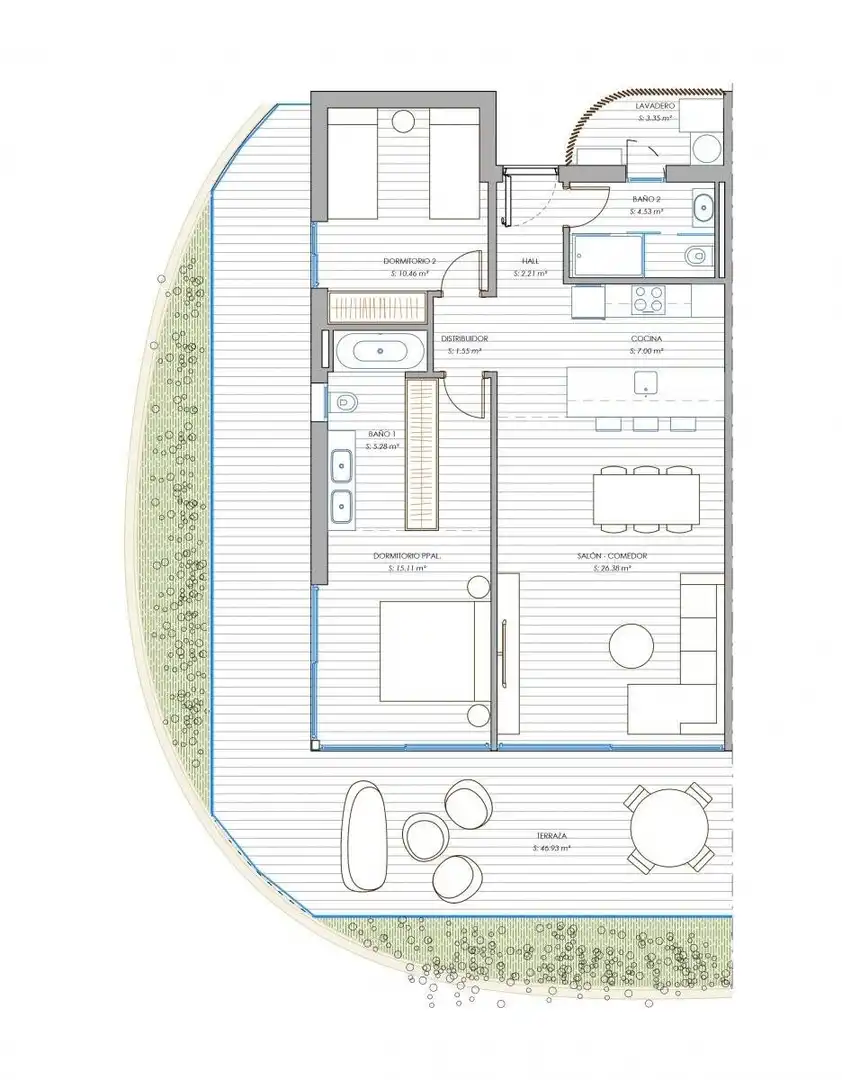 Apartament amb ascensor en venda a Torreblanca del Sol, imagen 34
