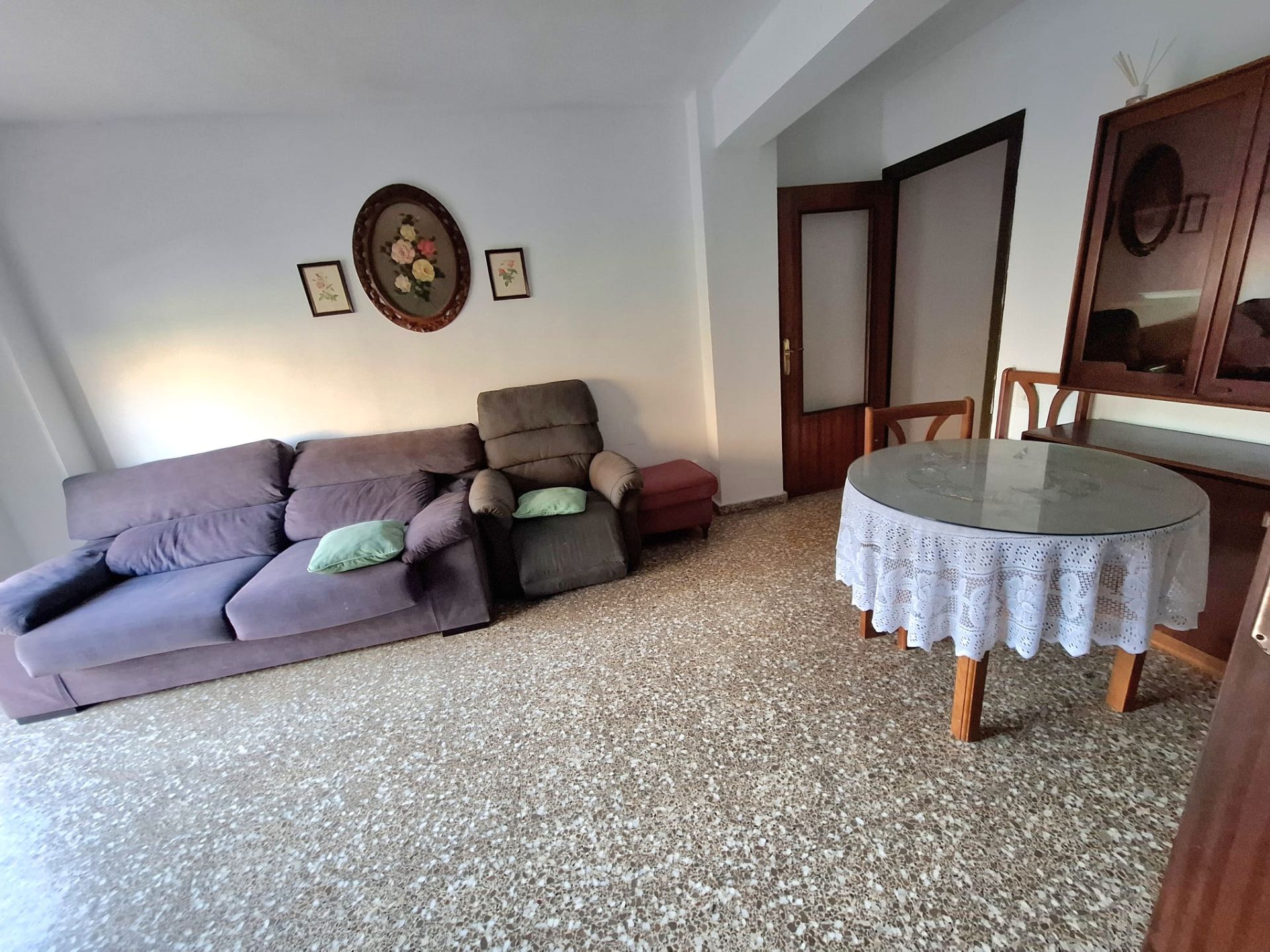 Living room of Flat for sale in  Valencia Capital  with Balcony