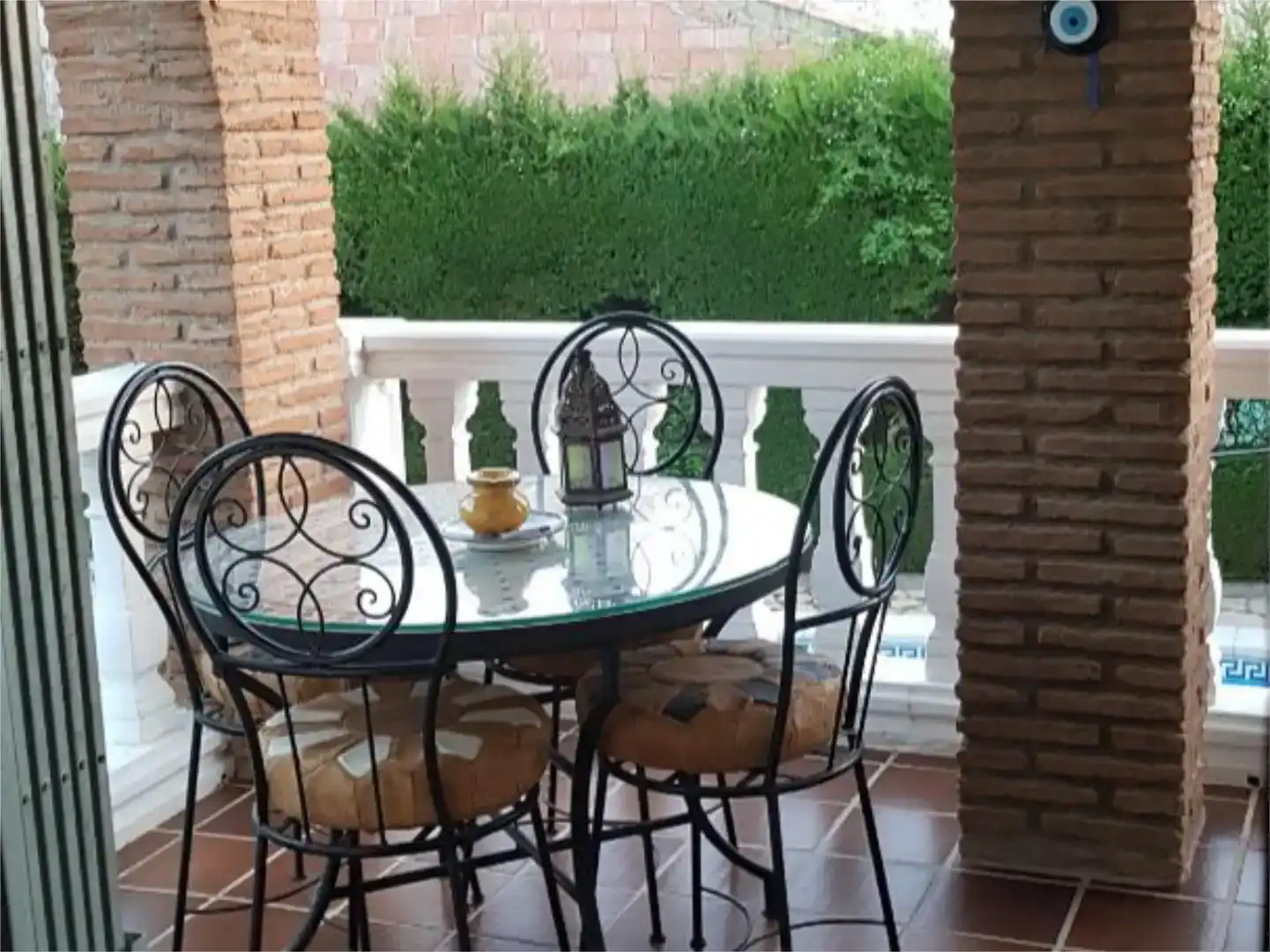 Terrassa de Casa o xalet en venda en Loja amb Jardí privat, Piscina i Moblat