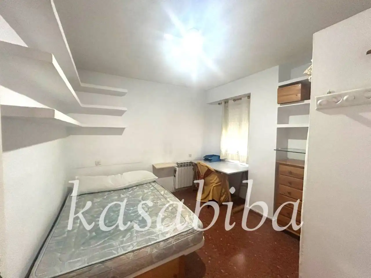 Bedroom of Flat for rent in Valencia  with Heating, Furnished and Balcony