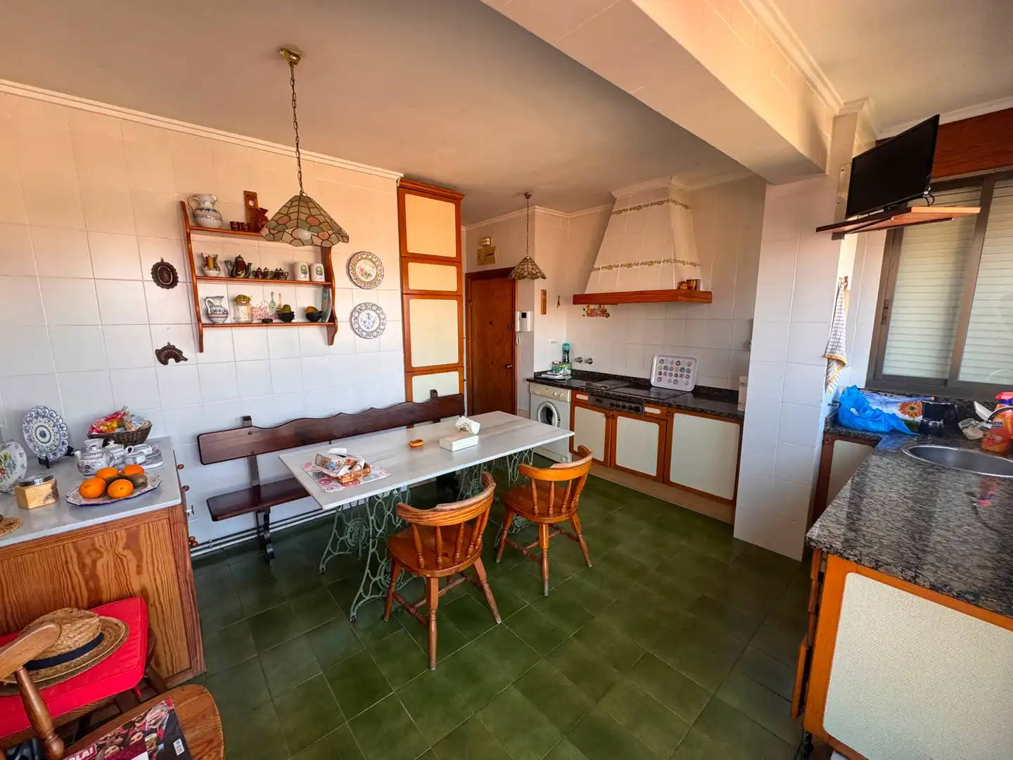 Küche von Wohnung zum Verkauf in Santander mit Heizung, Terrasse und Abstellraum