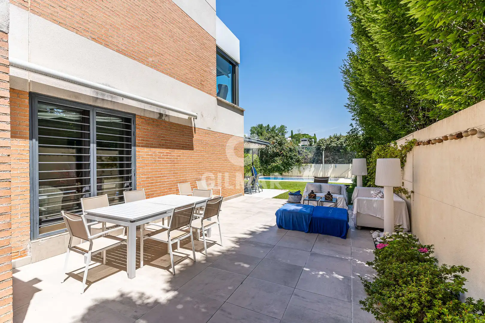 Terrace of Detached homes for sale in Madrid  with Heating, Private garden and Swimming Pool