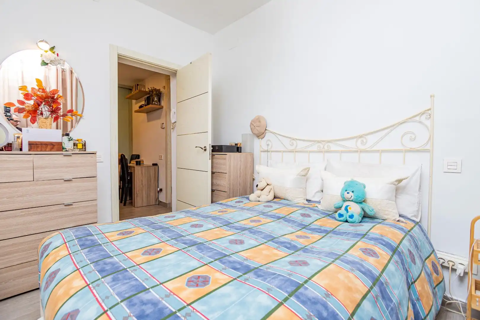 Schlafzimmer von Wohnung zur Miete in Madrid mit Heizung