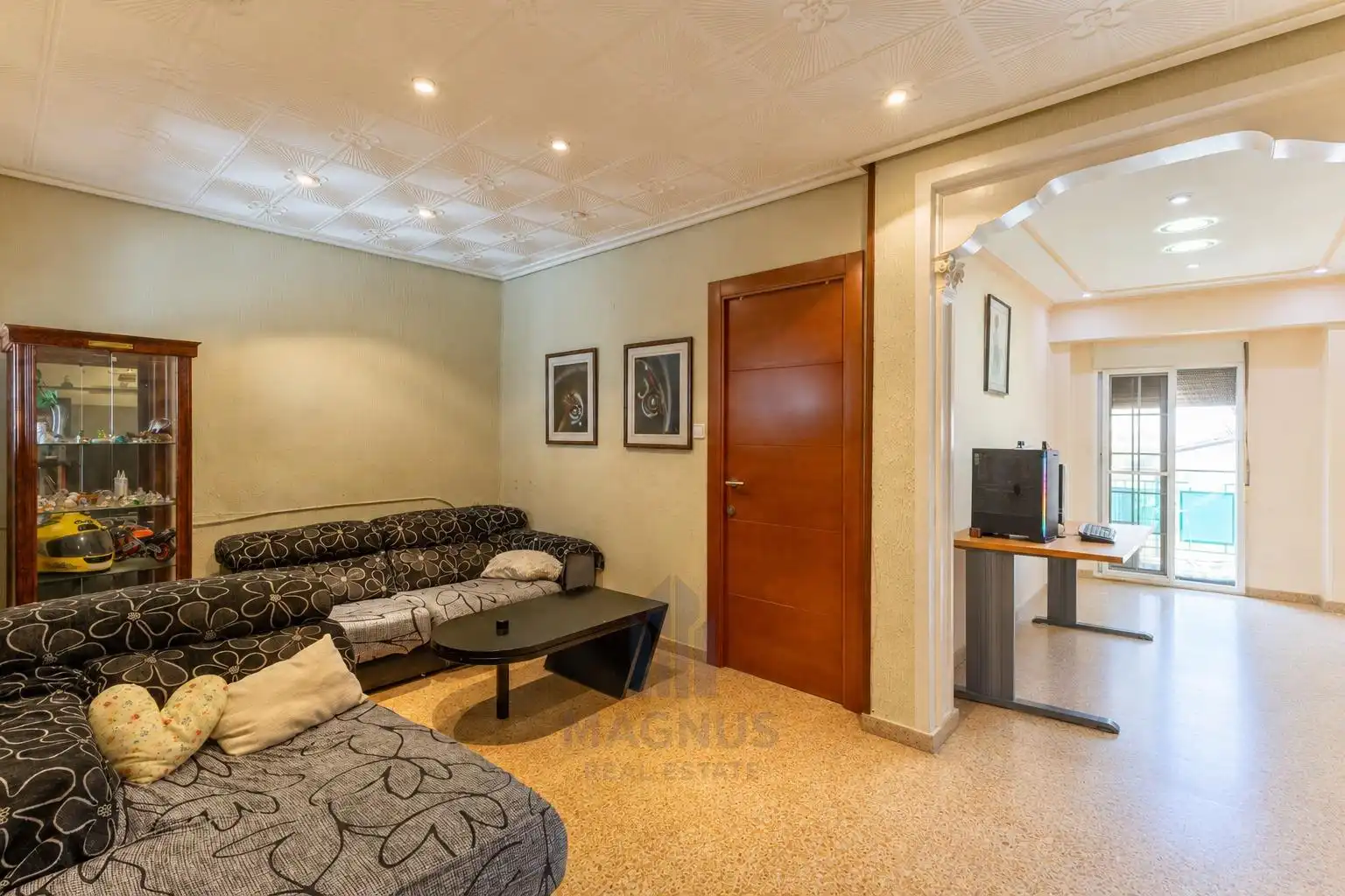 Wohnzimmer von Wohnung zum Verkauf in Foios mit Klimaanlage, Abstellraum und Balkon