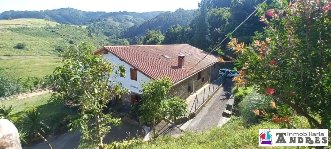 Vista exterior de Casa o chalet en venta en Lemoa con Calefacción, Jardín privado y Terraza