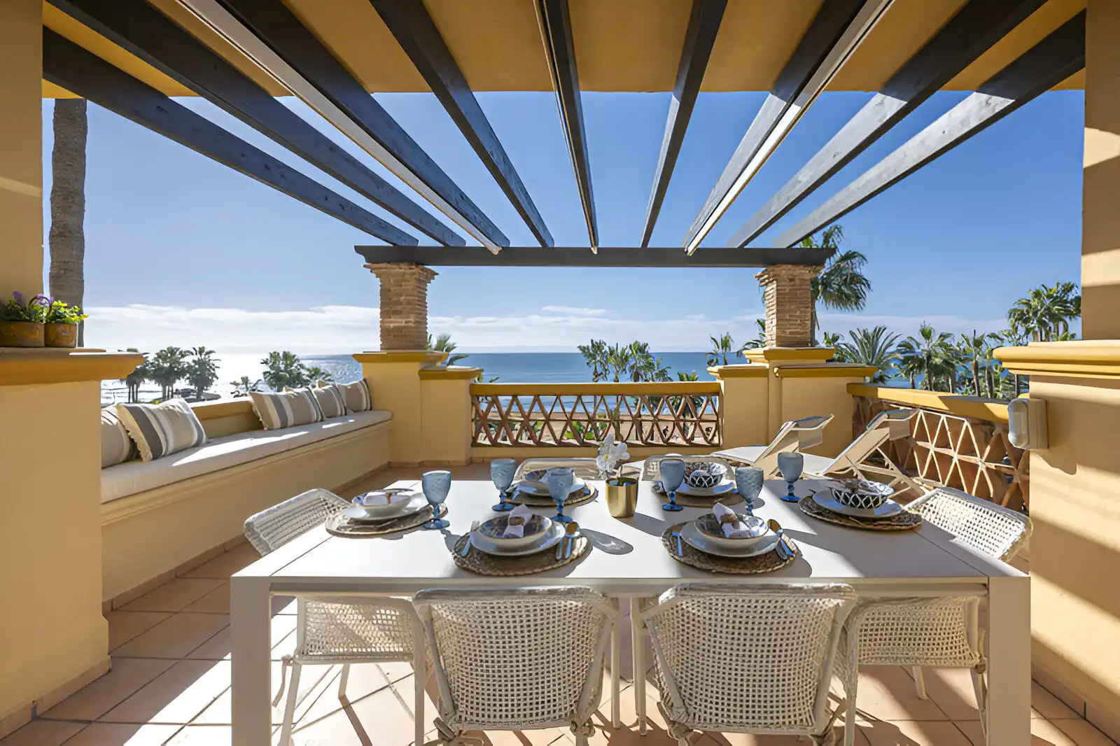 Terraza de Apartamento en venta en Marbella con Aire acondicionado, Terraza y Trastero