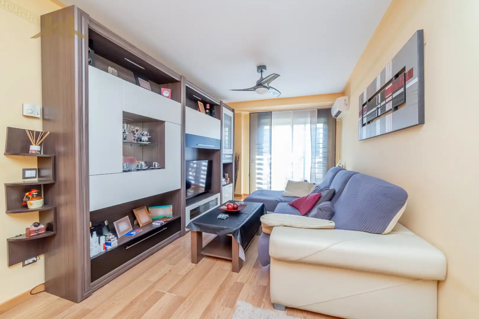Living room of Flat for sale in Pinto  with Heating, Terrace and Storage room