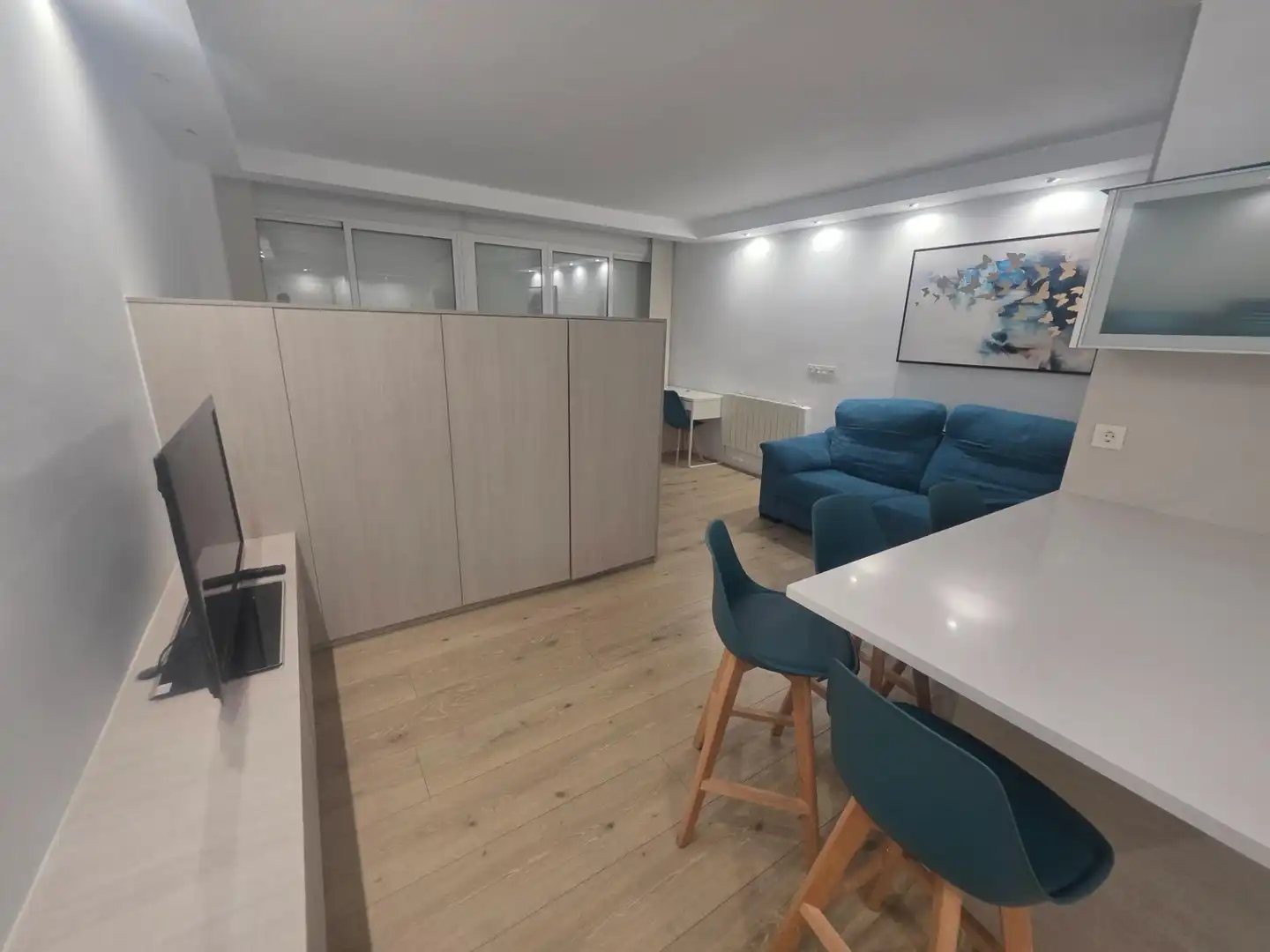 Sala de estar de Estudio de alquiler en Ensanche - Sar