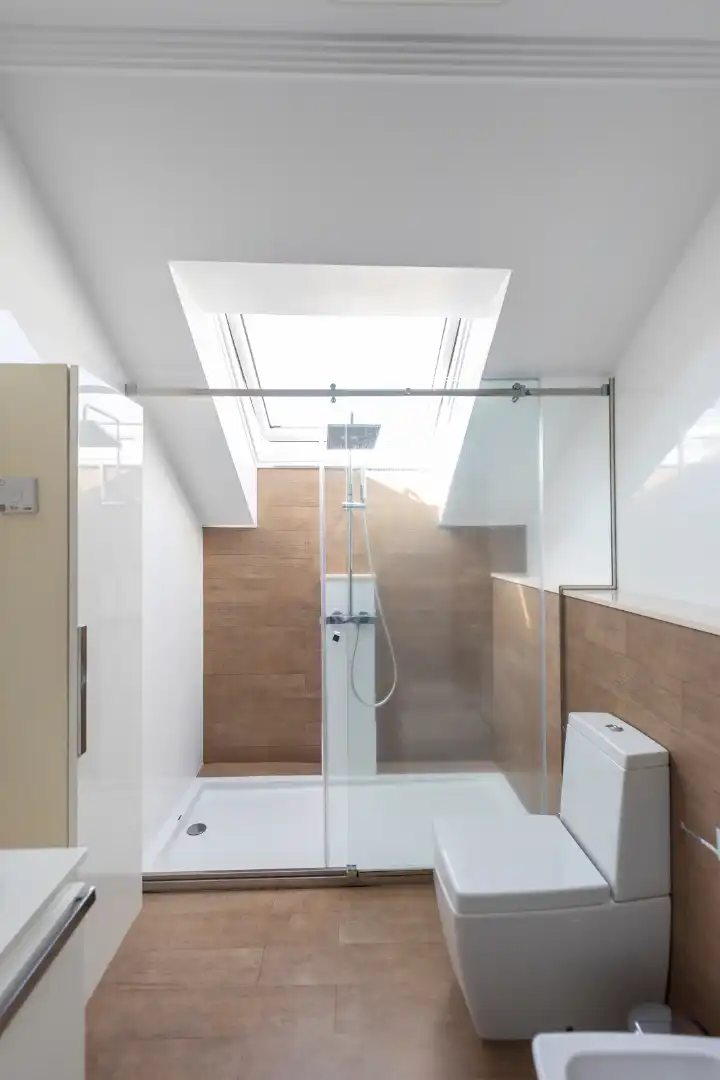 Badezimmer von Haus oder Chalet zum Verkauf in Oleiros mit Heizung, Privatgarten und Terrasse