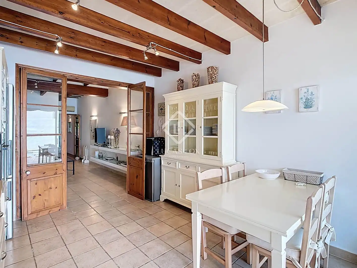 Esszimmer von Haus oder Chalet zum Verkauf in Ciutadella de Menorca mit Klimaanlage, Heizung und Privatgarten