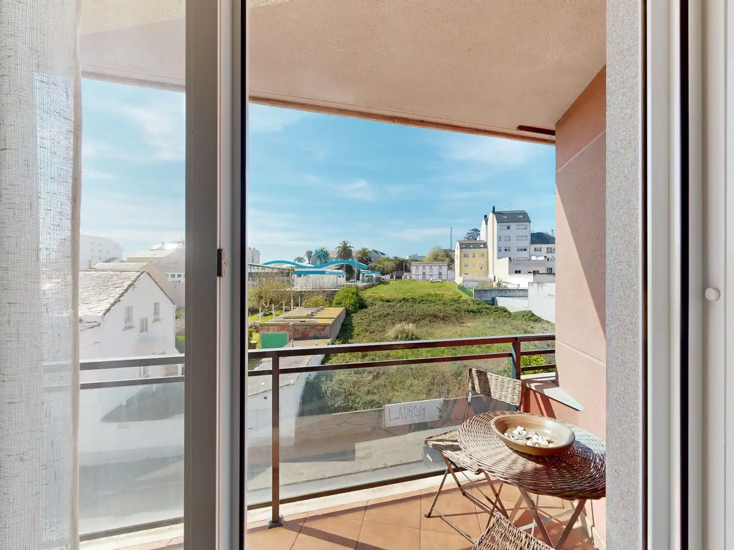 Balcony of Flat for sale in Foz  with Heating, Terrace and Storage room