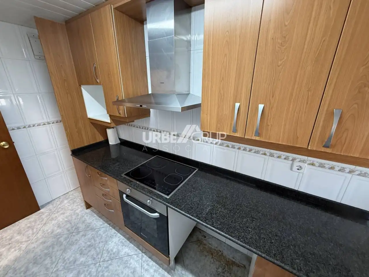 Kitchen of Flat for rent in Terrassa  with Heating and Balcony