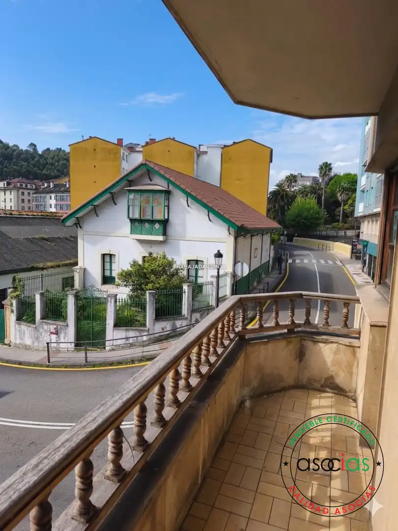 Exterior view of Flat for sale in Carreño  with Heating, Parquet flooring and Terrace