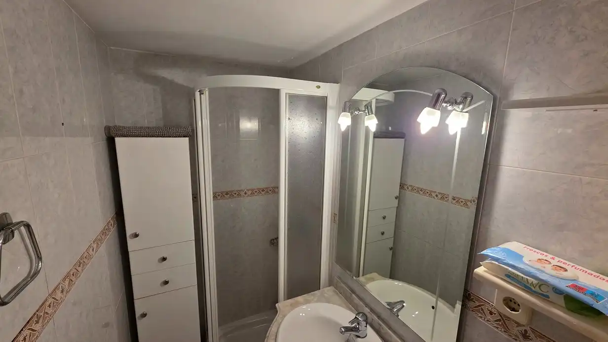 Bathroom of Flat for rent in Madrid  with Heating, Terrace and Furnished