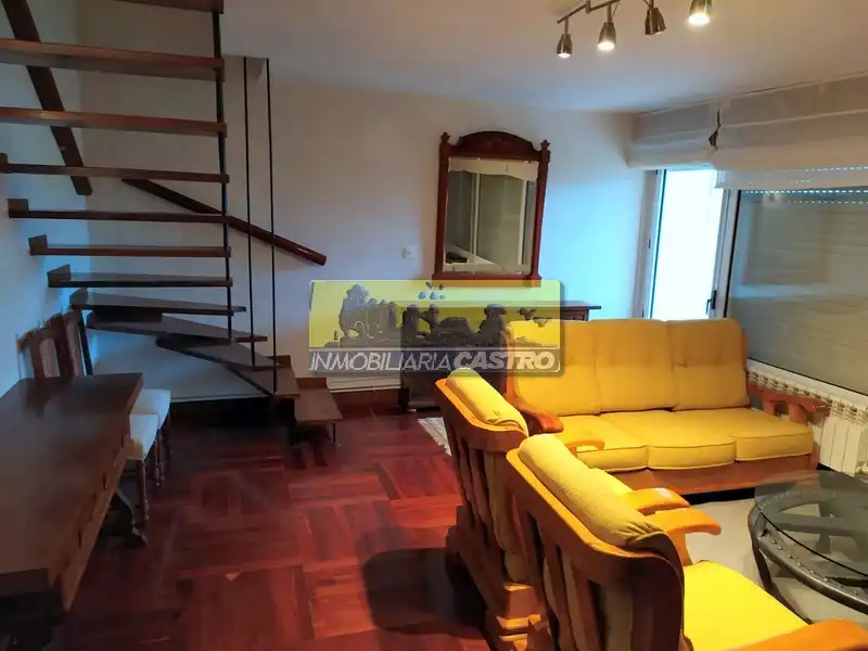 Wohnzimmer von Maisonette zur Miete in Castro-Urdiales mit Heizung, Terrasse und Möbliert