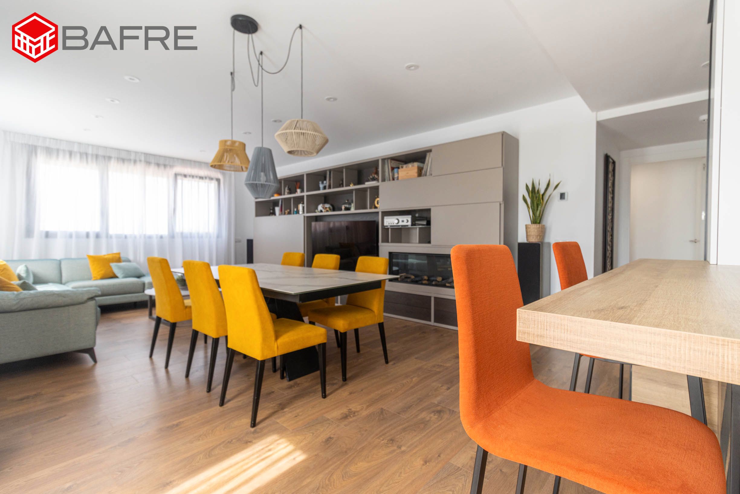 Dining room of Attic for sale in  Madrid Capital  with Air Conditioner, Private garden and Parquet flooring