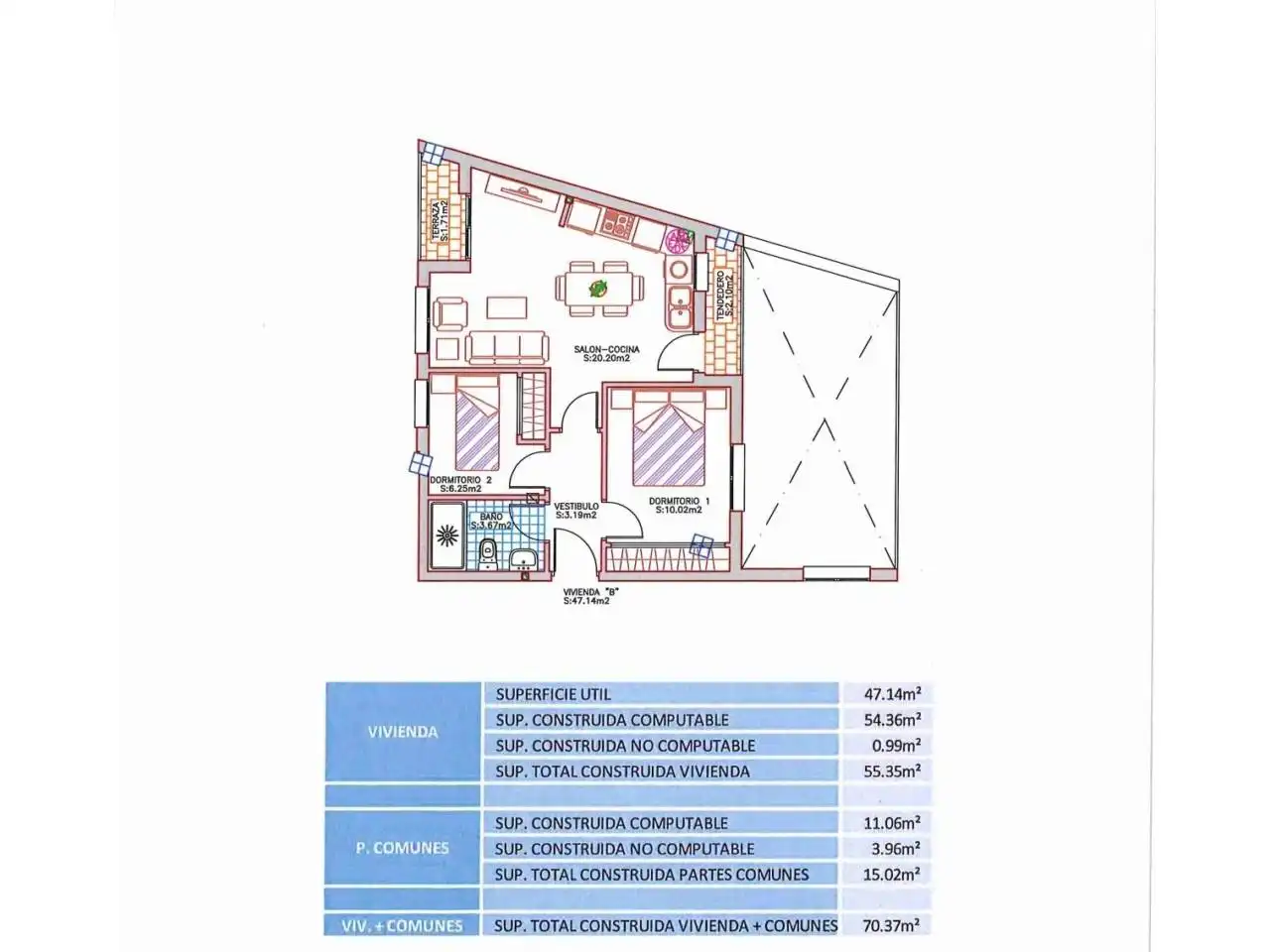 Flat with pool for sale in Calle Cantabria, imagen 2