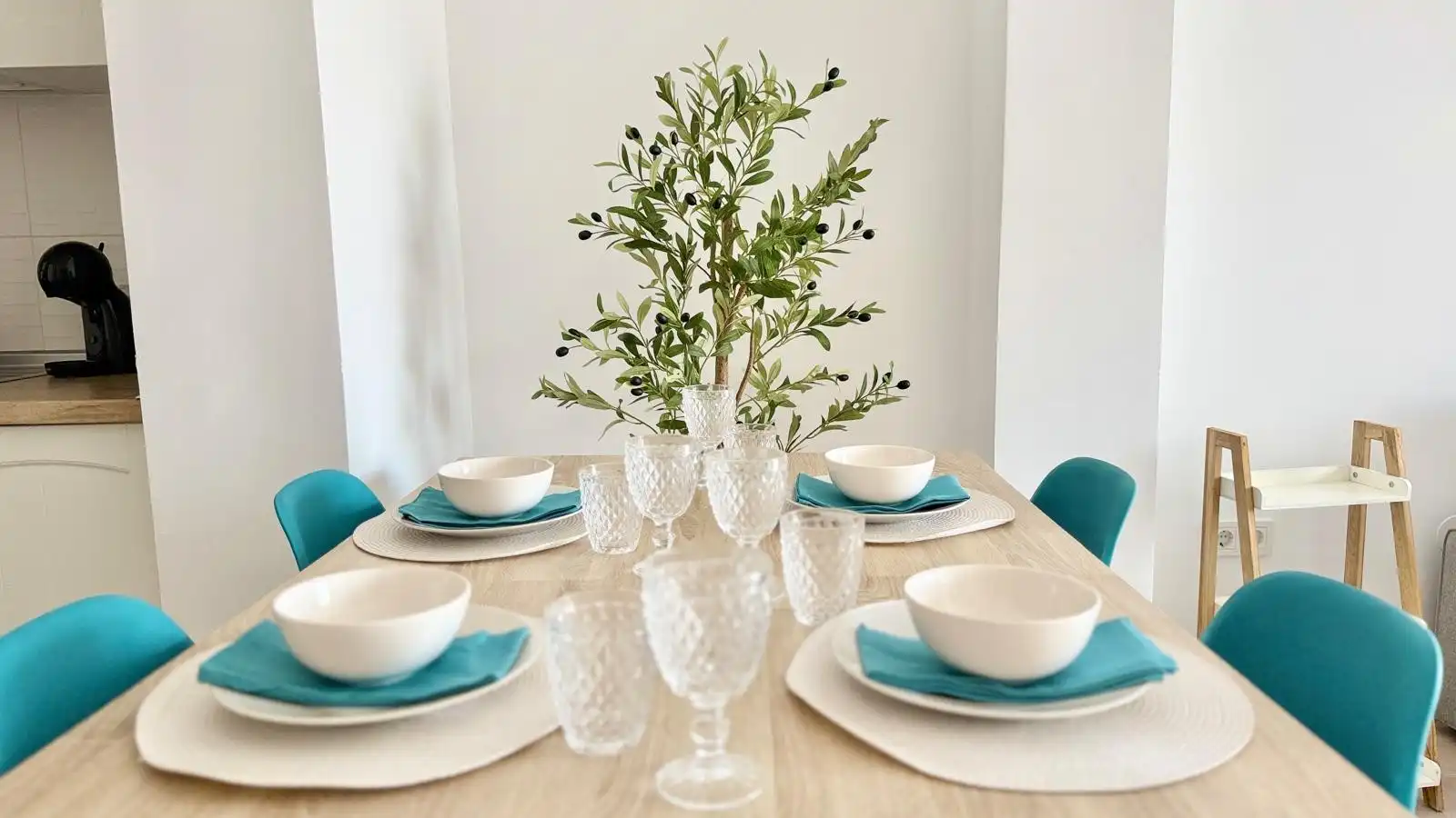 Comedor de Apartamento de alquiler en Torrevieja con Aire acondicionado, Calefacción y Terraza