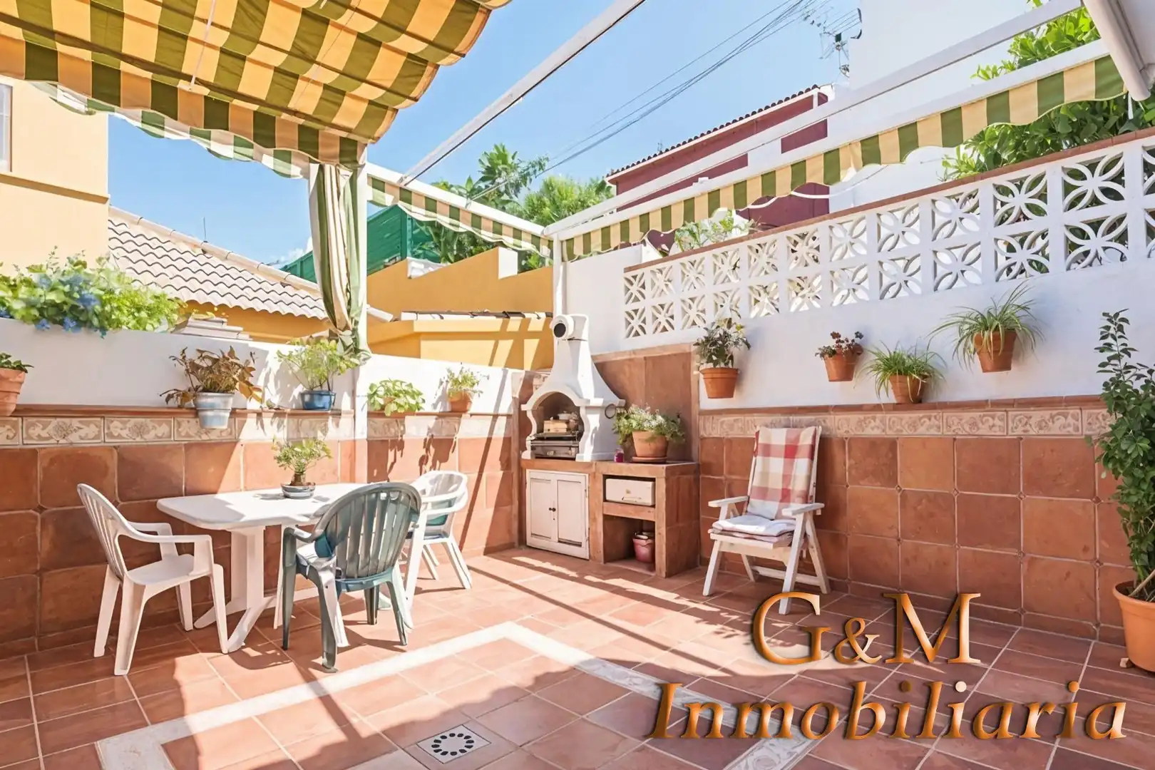 Terrassa de Casa adosada en venda en Benalmádena amb Aire condicionat, Terrassa i Traster