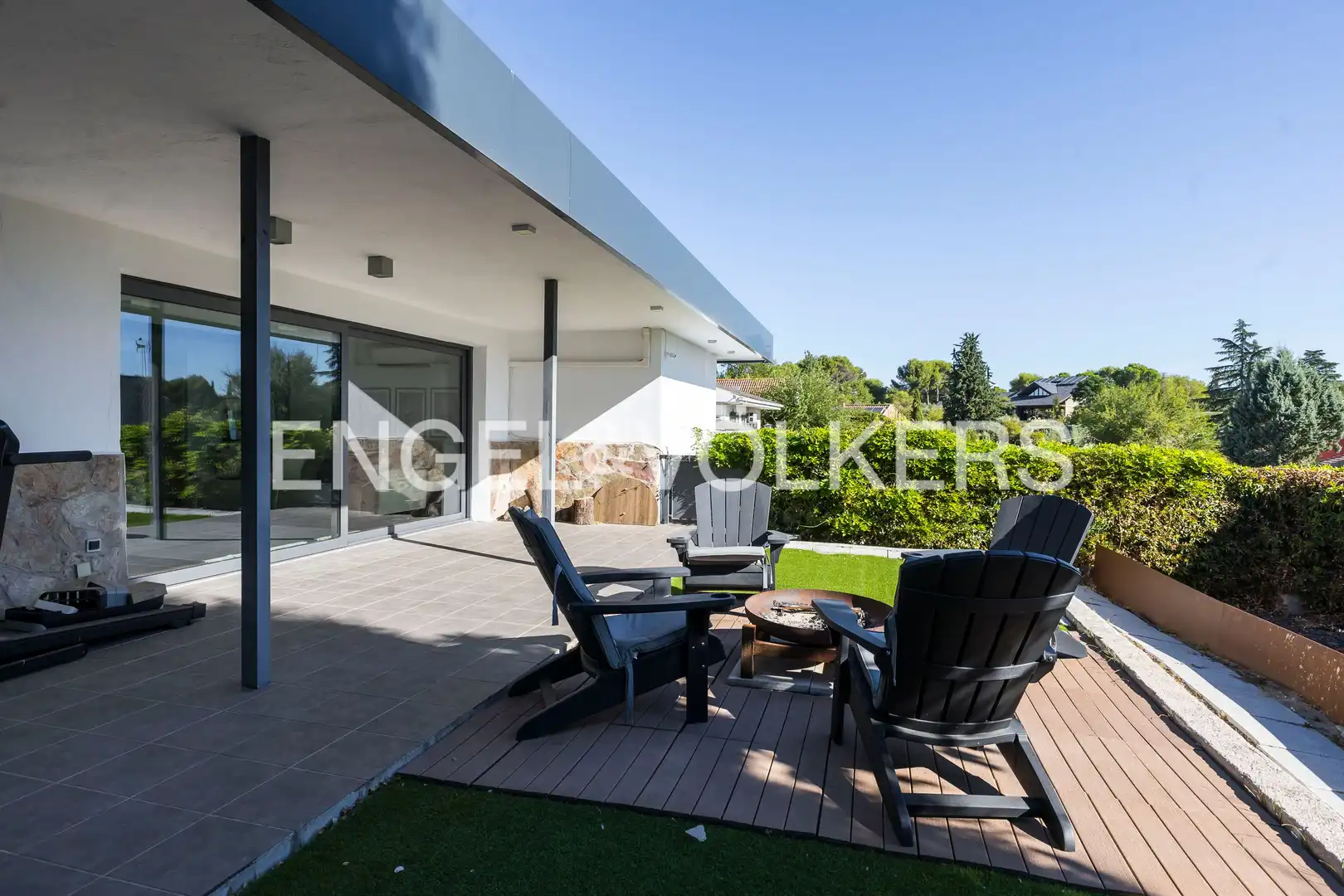 Terraza de Casa o chalet en venta en Paracuellos de Jarama con Aire acondicionado, Calefacción y Jardín privado