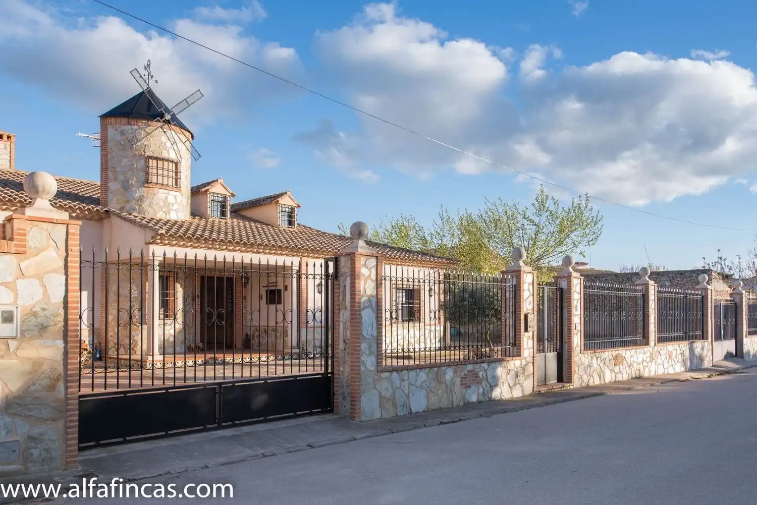 Vista exterior de Casa o chalet en venta en La Alberca de Záncara  con Jardín privado