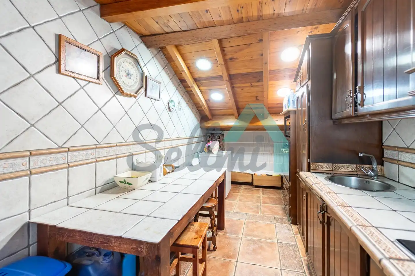 Küche von Maisonette zum Verkauf in Valdés - Luarca mit Heizung und Parkett