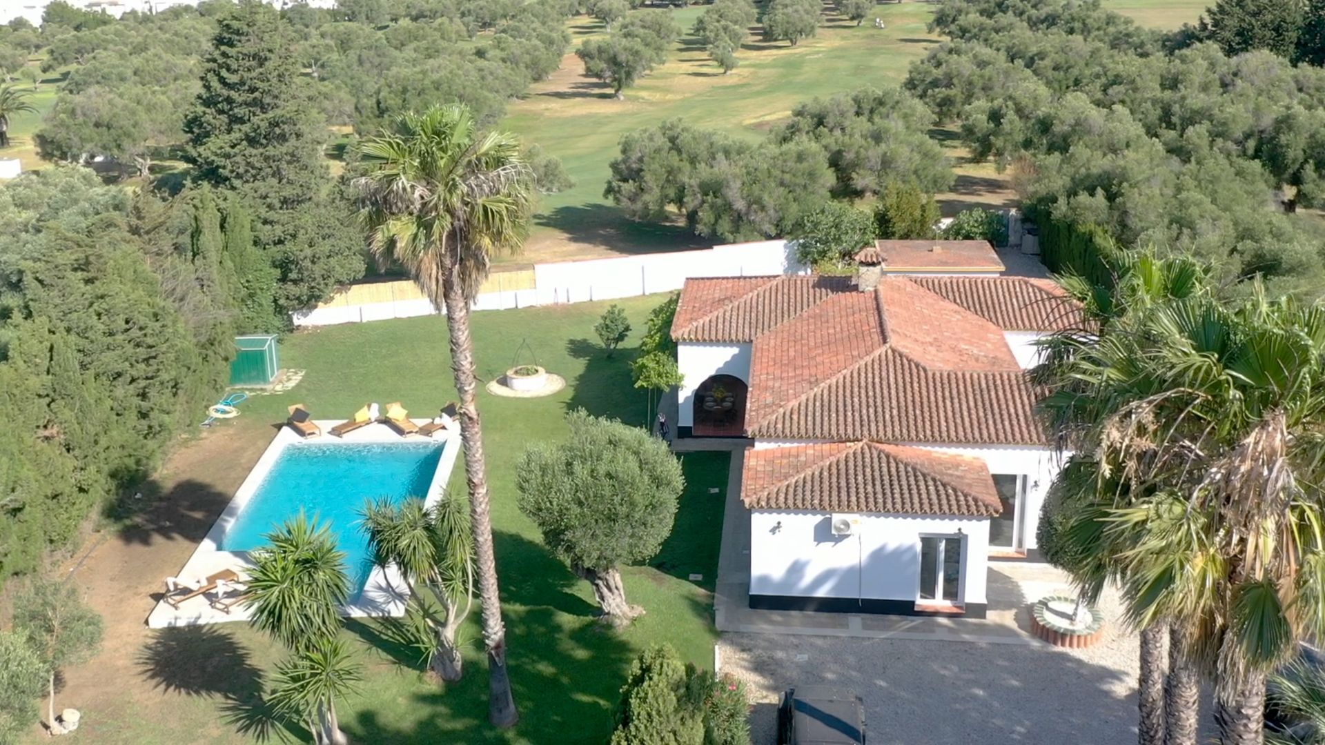 Jardí de Casa o xalet de lloguer en Chiclana de la Frontera amb Aire condicionat, Jardí privat i Terrassa