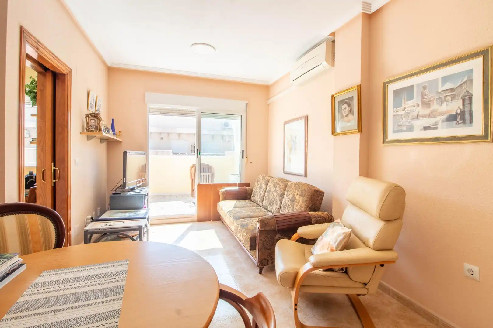 Living room of Attic for sale in Torrevieja  with Air Conditioner, Terrace and Storage room
