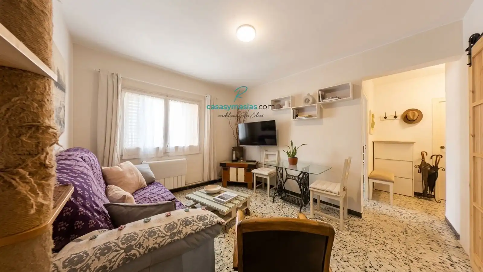 Living room of Flat for sale in Sant Pere de Ribes  with Heating, Terrace and Oven