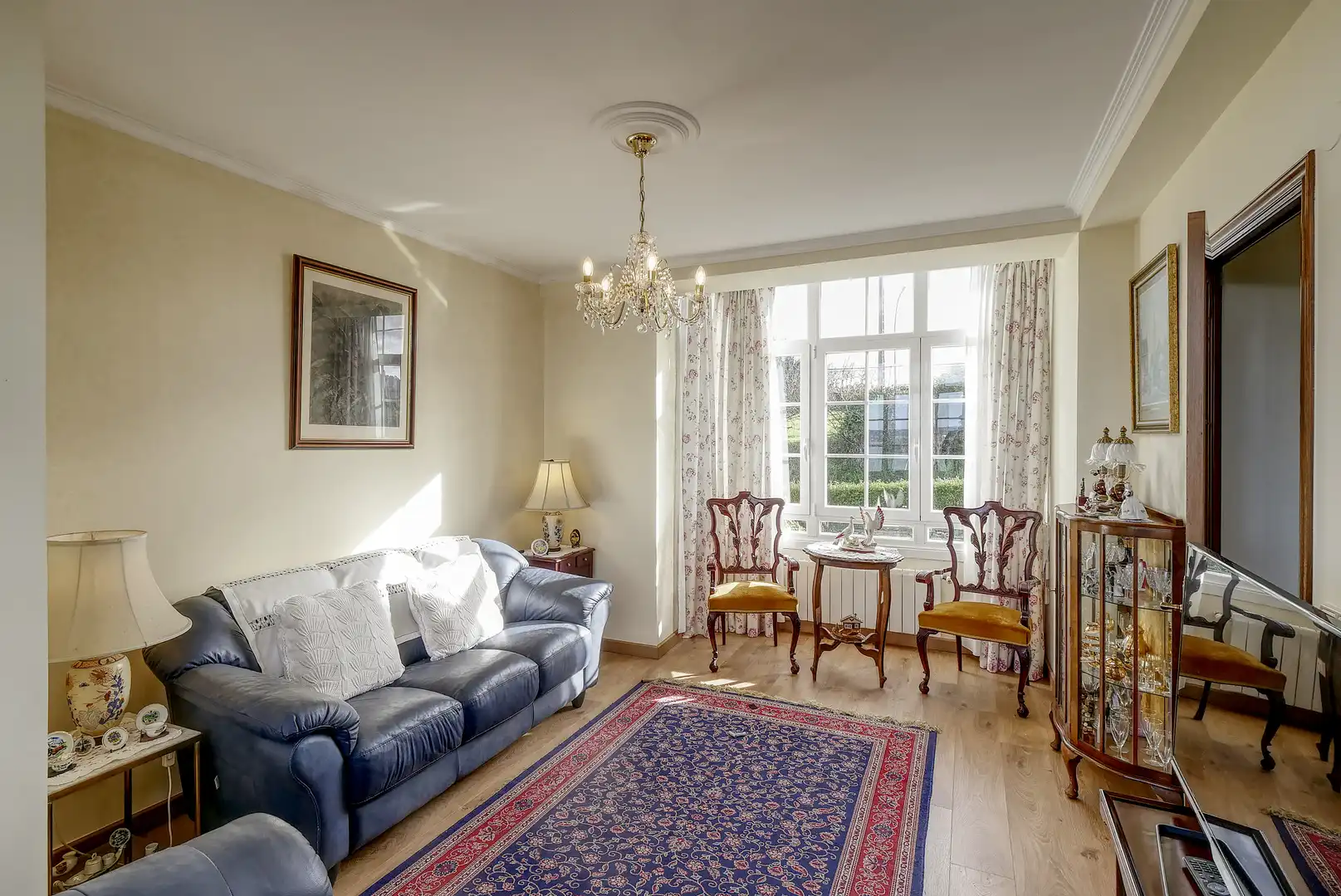 Sala de estar de Casa o chalet en venta en Bergondo con Calefacción, Jardín privado y Horno