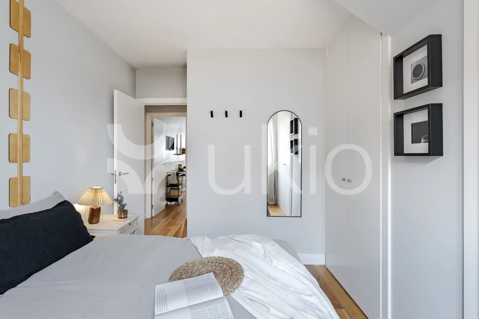 Habitación de Apartamento de alquiler en Madrid con Aire acondicionado, Calefacción y Amueblado