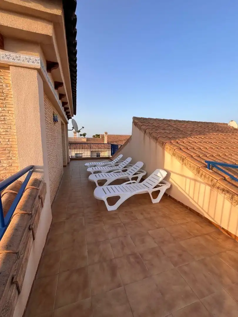Terrasse von Country house zum Verkauf in Orihuela mit Klimaanlage und Privatgarten