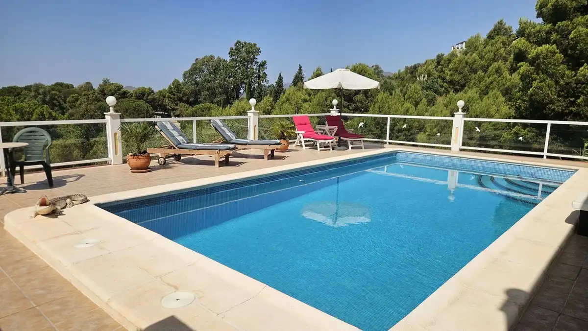 Piscina de Casa o chalet en venta en Mijas